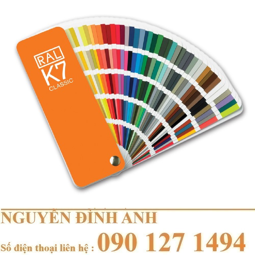 Quạt Màu Cung Cấp Màu Chuẩn: RAL K7 – Công Cụ Không Thể Thiếu Trong Ngành Sơn