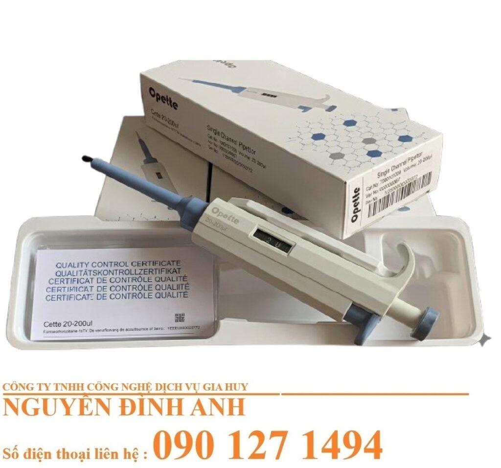 Micropipet Tự Động 1 Kênh 0.1 - 1000µl | Chính Xác – Bền Bỉ – Giá Tốt