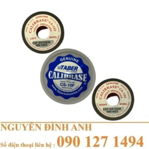 Đá Mài Taber CS-10F Loại 2 Viên Tròn | Kiểm Tra Độ Bền Vật Liệu Nhẹ