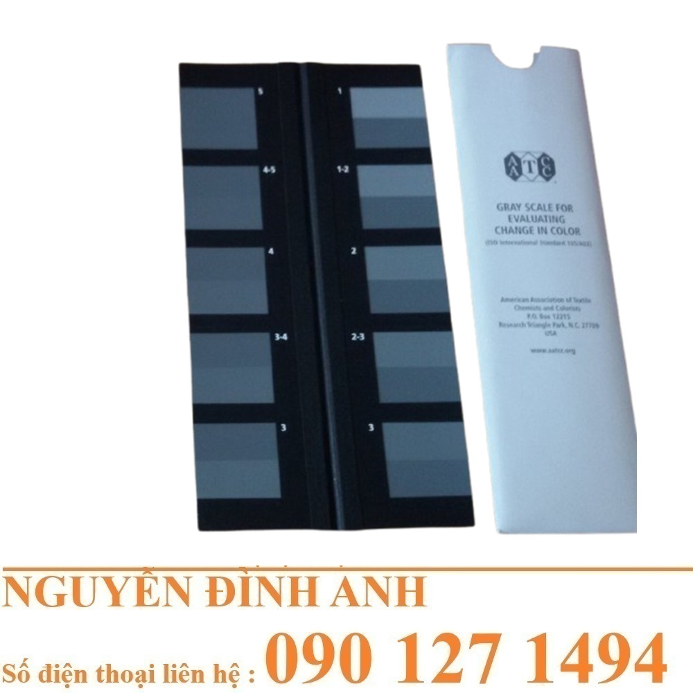 Thước Xám A02: Đo Độ Bền Màu Theo Tiêu Chuẩn AATCC và ISO